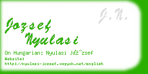 jozsef nyulasi business card